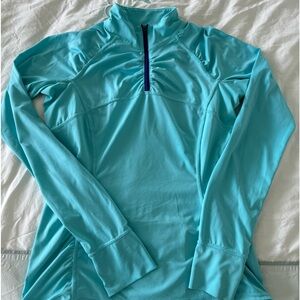 Athleta size small blue quarter zip pullover. Size s